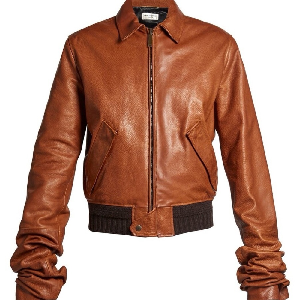 Saint Laurent leather jacket - brand new